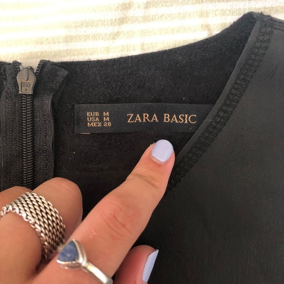 Zara Pleather Dress - Picture 2 of 3